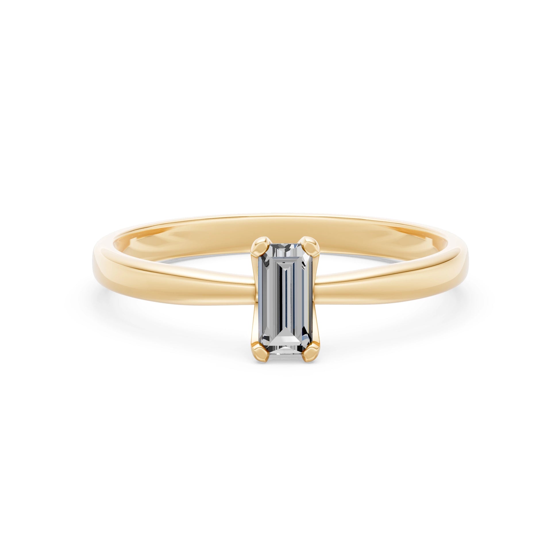 Solitaire Ring, 0.3 ct — 101-10194(0.30)BAQ