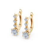 Solitaire Eternity Earring, 0.6 ct — 102-10144(4.2)