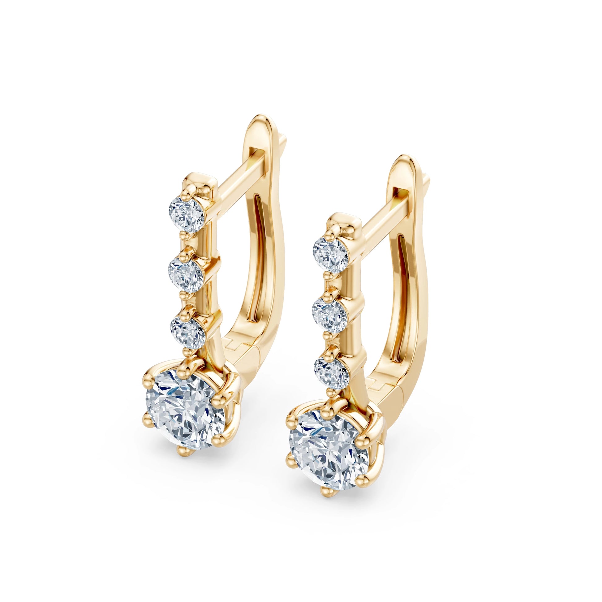 Solitaire Eternity Earring, 0.6 ct — 102-10144(4.2)