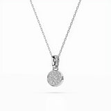 Illusion Necklace (Round), 0.01 ct — 104-10032