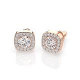 Diamond Eternity Earrings Round 1.0ct by Qutahia Jewellery