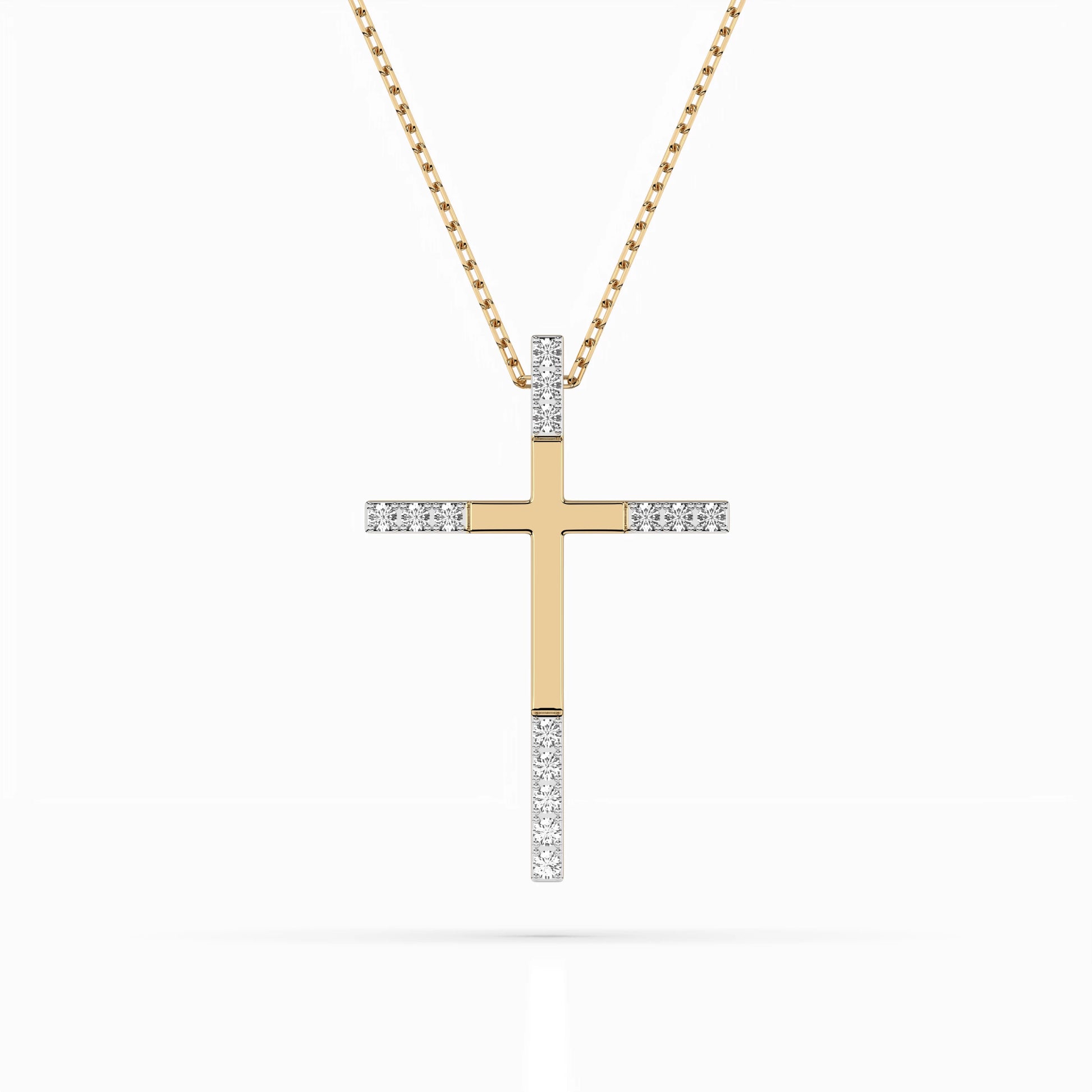 Minimalism Necklace (Round), 0.08 ct — 104-10016
