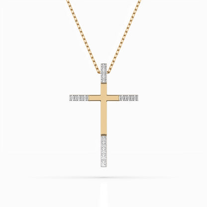 Minimalism Necklace (Round), 0.08 ct — 104-10016