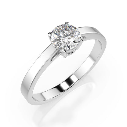 Solitaire Ring (Round), 0.5 ct — 101-10012/1(5.1)