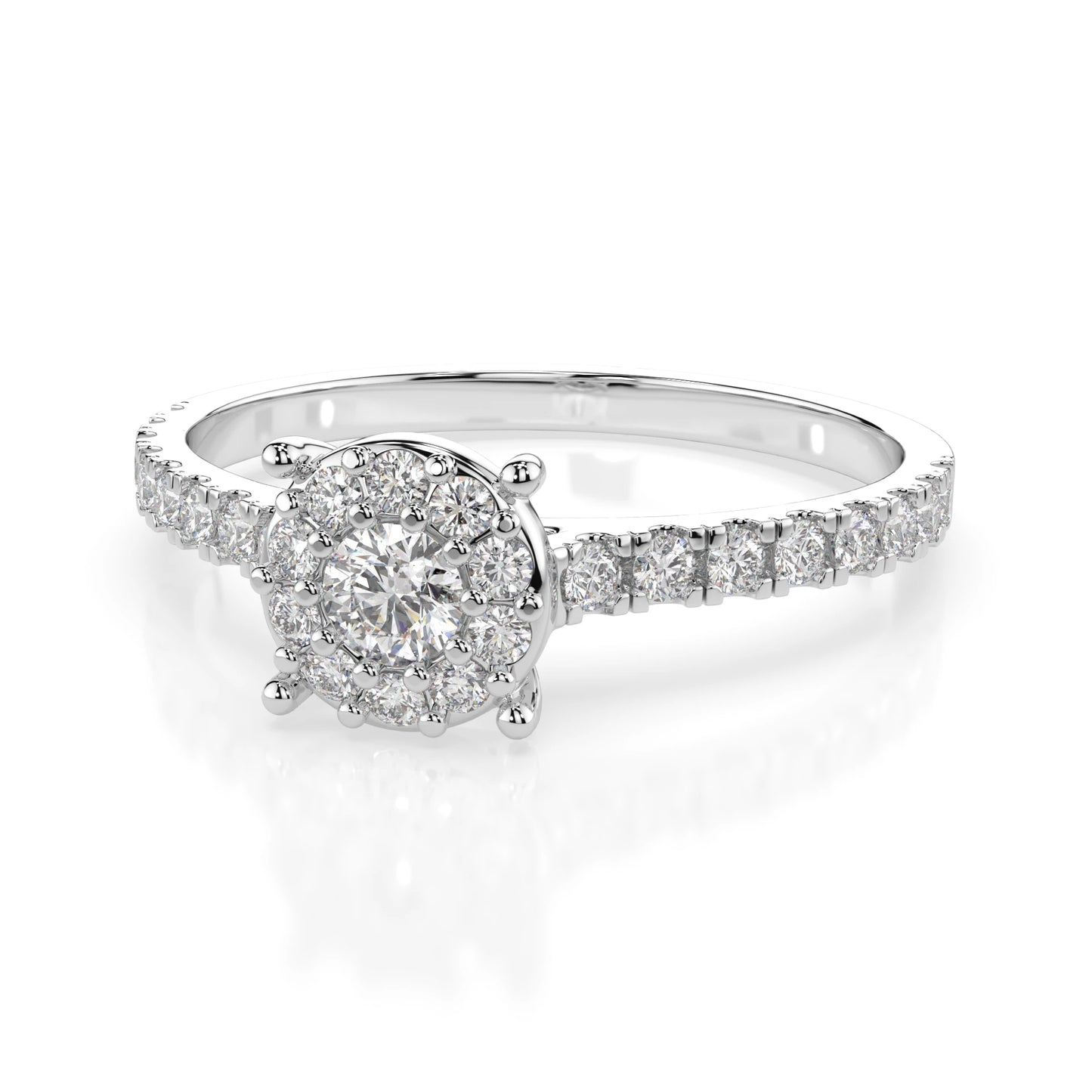 Solitaire Eternity Ring (Round), 0.06 ct — 101-10017(2.5)