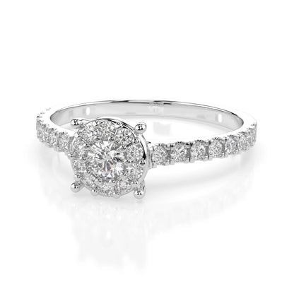 Solitaire Eternity Ring (Round), 0.06 ct — 101-10017(2.5)