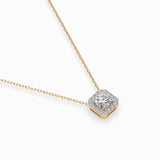 Diamond Eternity Necklace Round 0.2ct by Qutahia Jewellery