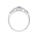 Marquise Lab Grown Diamond Side Stone Eternity Ring 1.0ct by Qutahia Jewellery