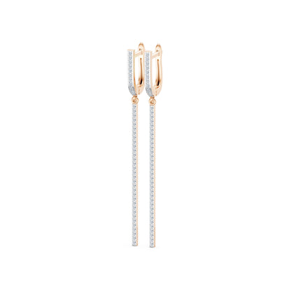 Minimalism Earring, 0.37 ct — 102-10129/4