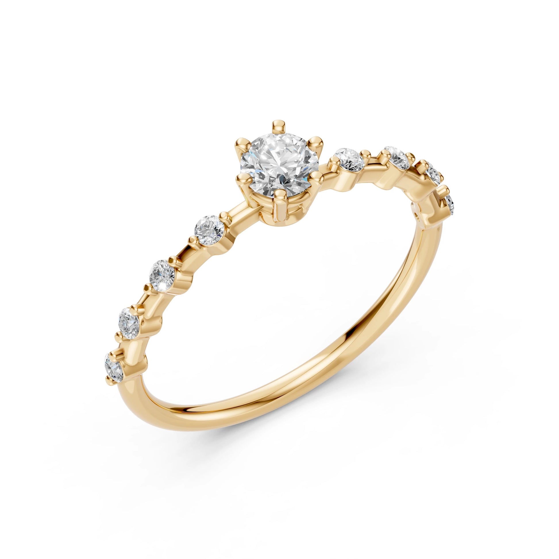 Solitaire Eternity Ring (Round), 0.3 ct — 101-10144(4.2)