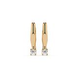 Solitaire English Lock Earring (Round), 0.12 ct β 102-10035(2.5)