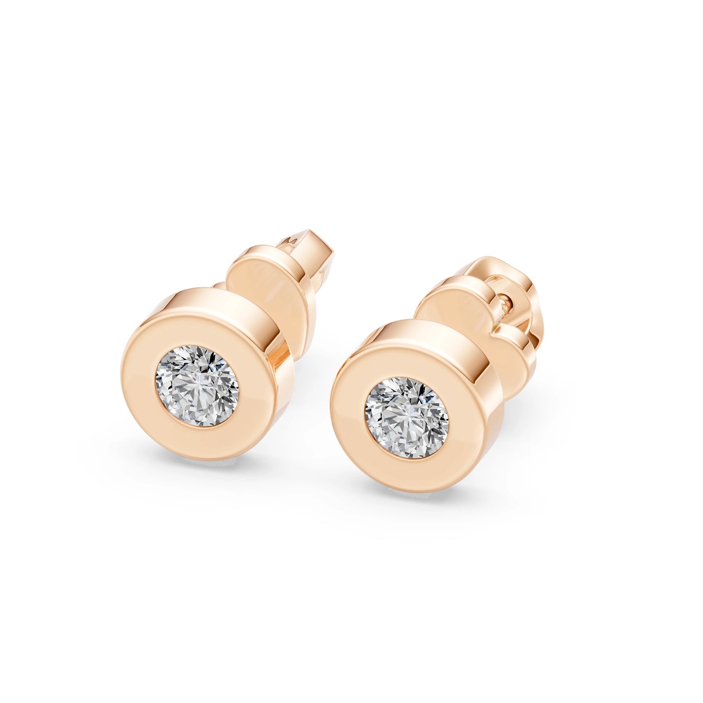 Solitaire Butterfly Earring, 0.4 ct — 102-10050(3.7)
