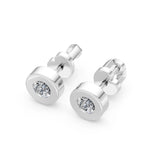 Solitaire Butterfly Earring, 0.4 ct — 102-10050(3.7)
