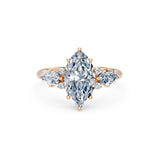 Marquise Lab Grown Diamond Side Stone Eternity Ring 2.0ct by Qutahia Jewellery