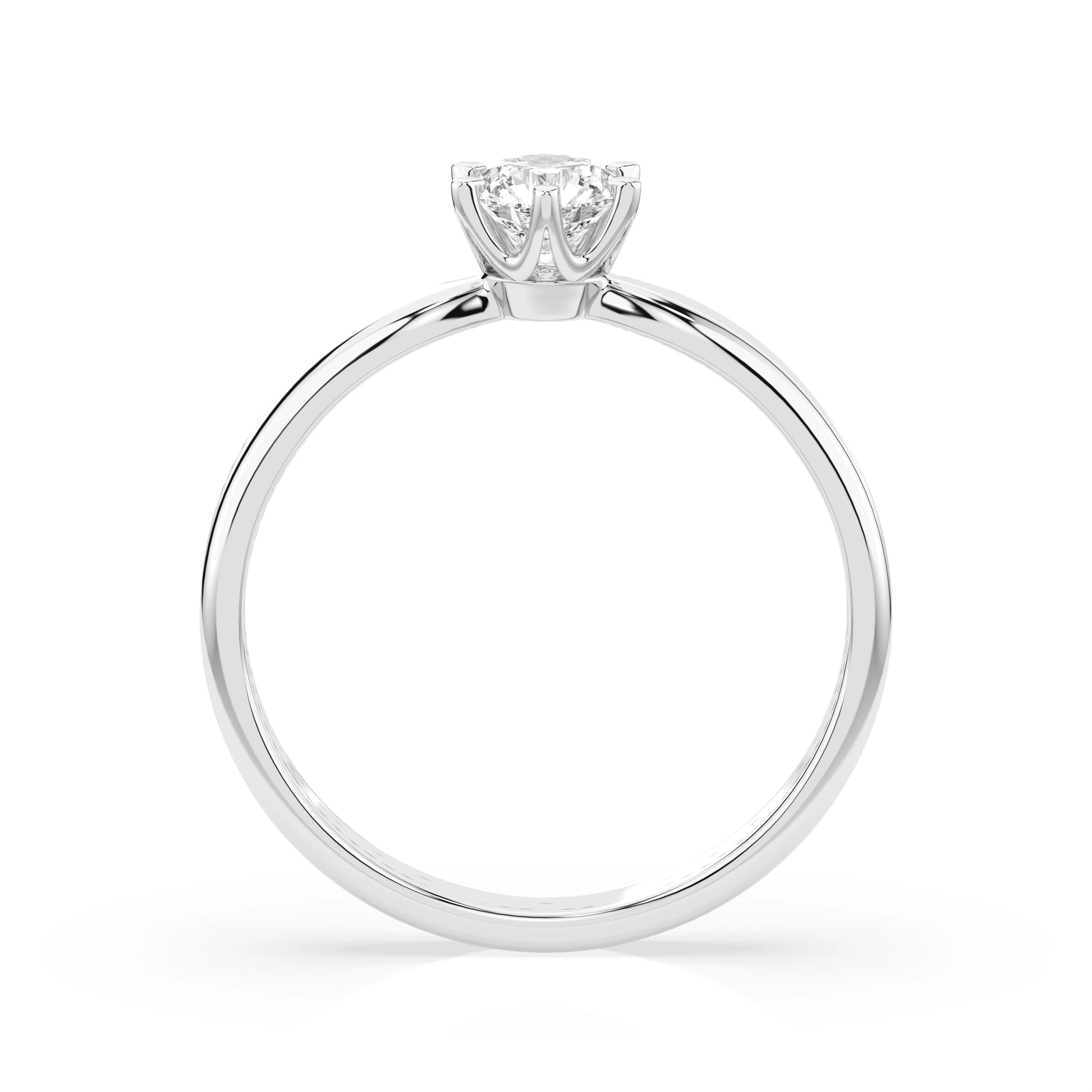 Solitaire Ring (Round), 0.3 ct — 101-10040(4.2)