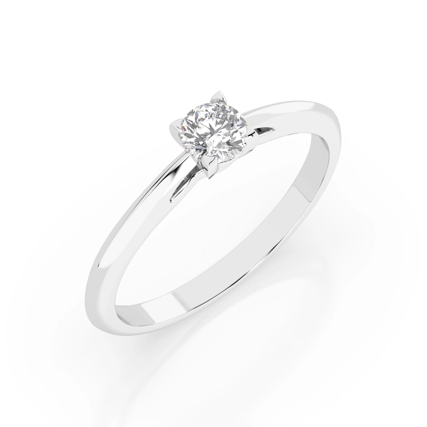 Solitaire Ring (Round), 0.3 ct — 101-10190(0.30)RN