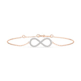 Diamond Bracelet Gold Round 0.19ct by Qutahia Jewellery