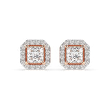 Diamond Eternity Earrings Princess 0.34ct by Qutahia Jewellery