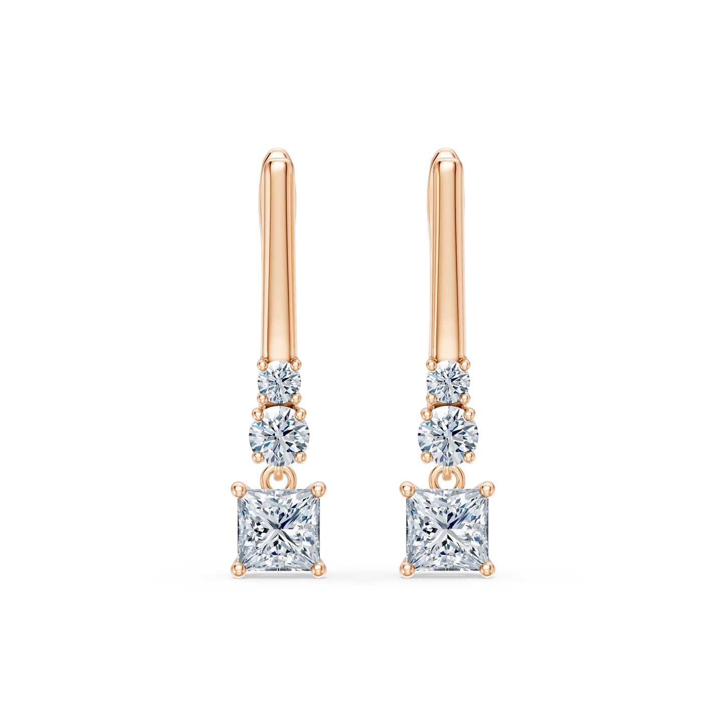 Solitaire Eternity Earring, 0.6 ct — 102-10143(0.30)PR
