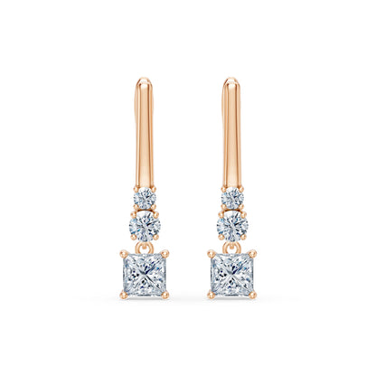 Solitaire Eternity Earring, 0.6 ct — 102-10143(0.30)PR