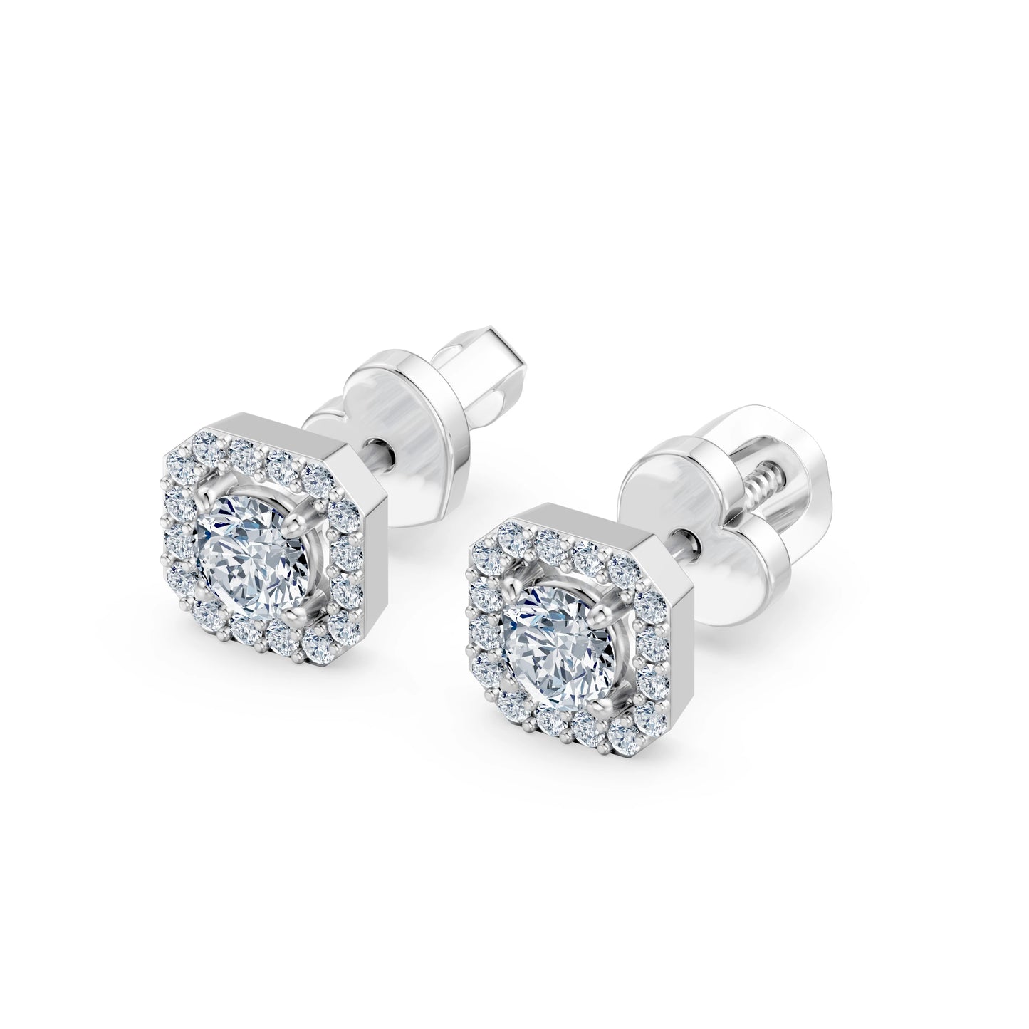Solitaire Eternity Earring, 0.4 ct — 102-10118/2(3.7)