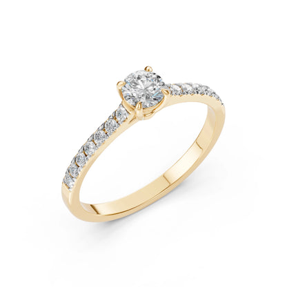 Solitaire Eternity Ring (Round), 0.4 ct — 101-10094(4.7)