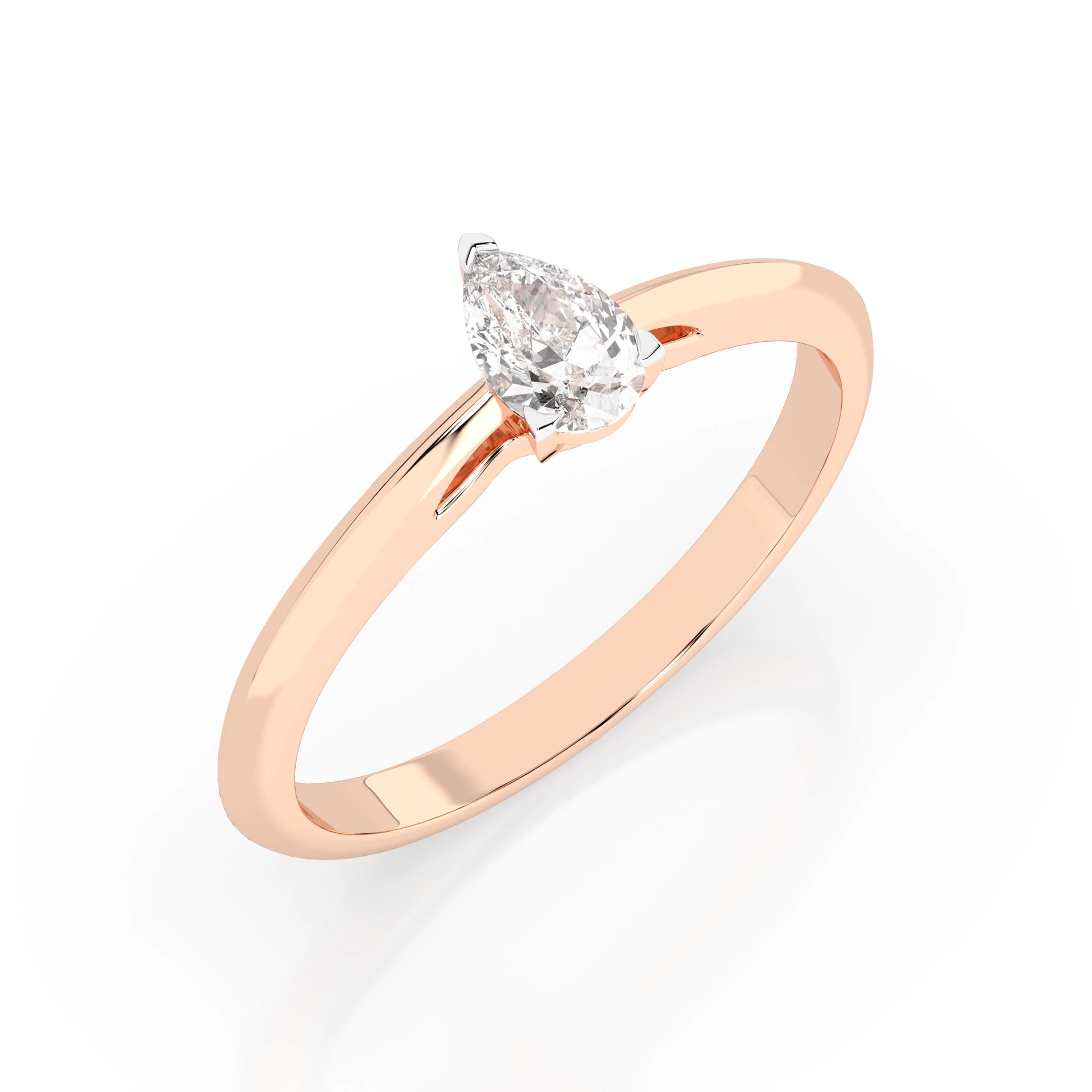 Solitaire Ring (Pear), 0.3 ct — 101-10190(0.30)PAR