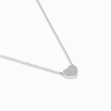 Illusion Diamond Necklace Round 0.09ct by Qutahia Jewellery