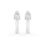 Solitaire English Lock Earring (Round), 0.6 ct β 102-10089(4.2)