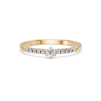 Solitaire Eternity Ring, 0.07 ct — 101-10126/4(2.6)