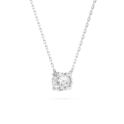 Solitaire Necklace (Round), 0.4 ct — 104-10040(4.7)