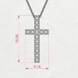 Minimalism Necklace (Round), 0.2 ct — 104-10025