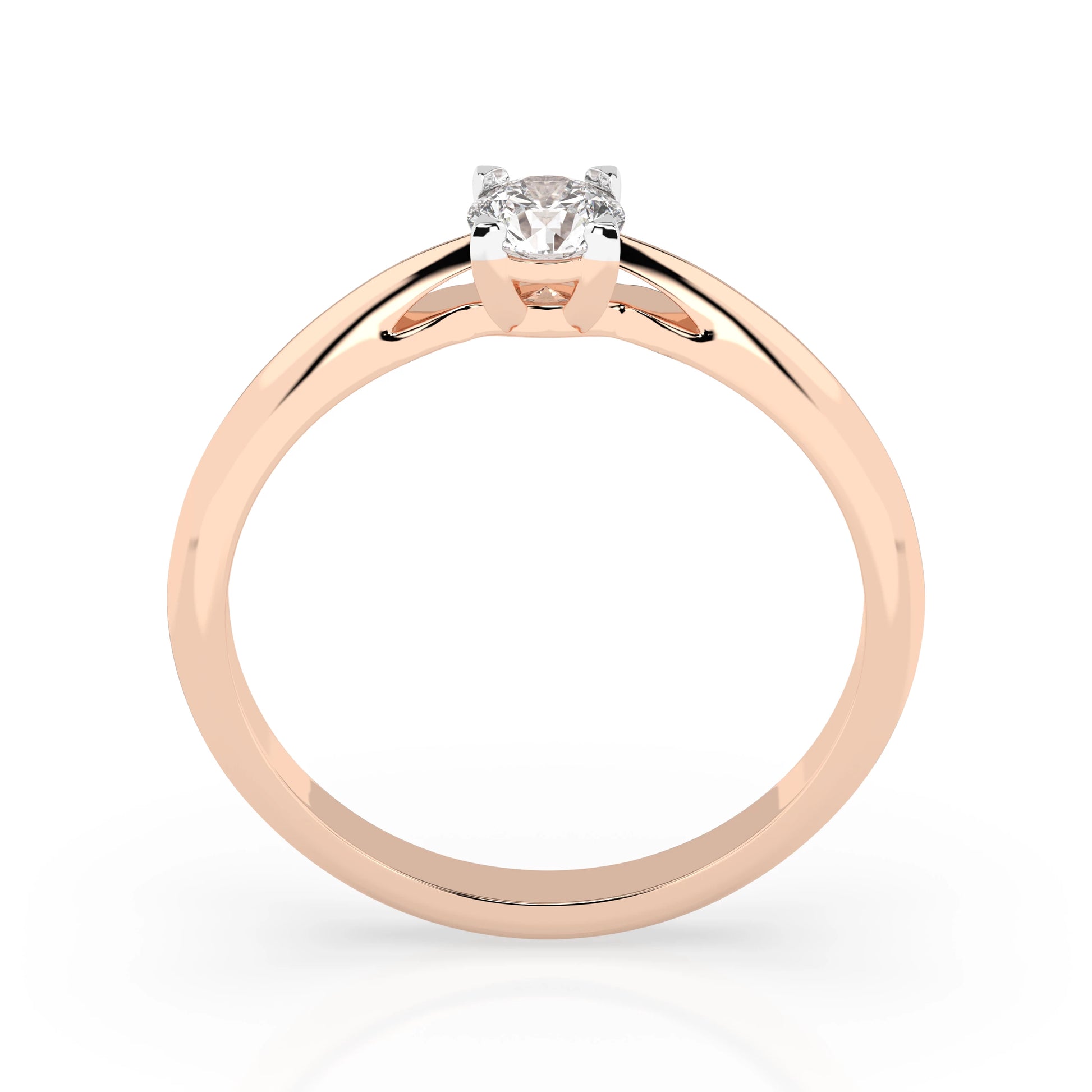 Solitaire Ring (Round), 0.3 ct — 101-10190(0.30)RN