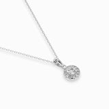 Diamond Eternity Necklace Round 0.2ct by Qutahia Jewellery