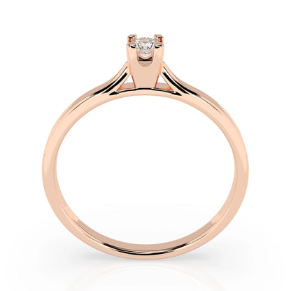 Solitaire Ring (Round), 0.06 ct — 101-10034(2.5)