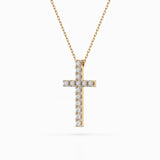 Minimalism Necklace (Round), 0.2 ct — 104-10025