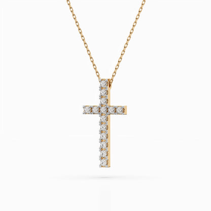 Minimalism Necklace (Round), 0.2 ct — 104-10025