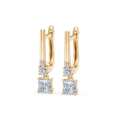 Solitaire Eternity Earring, 0.8 ct — 102-10143(0.40)PR