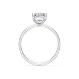 Emerald Lab Grown Diamond Solitaire Engagement Ring 2.0ct by Qutahia Jewellery