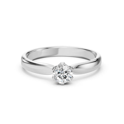 Solitaire Ring (Round), 0.45 ct — 101-10040(4.8)