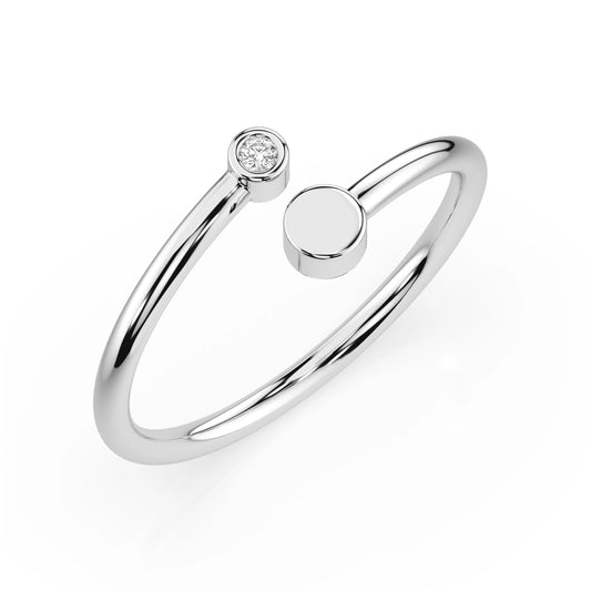 Minimalism Ring (Round), 0.02 ct — 101-10071