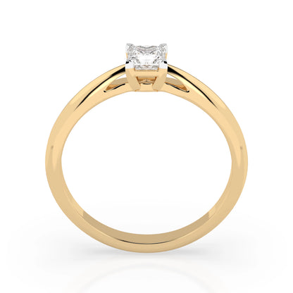 Solitaire Ring (Princess), 0.3 ct — 101-10190(0.30)PR