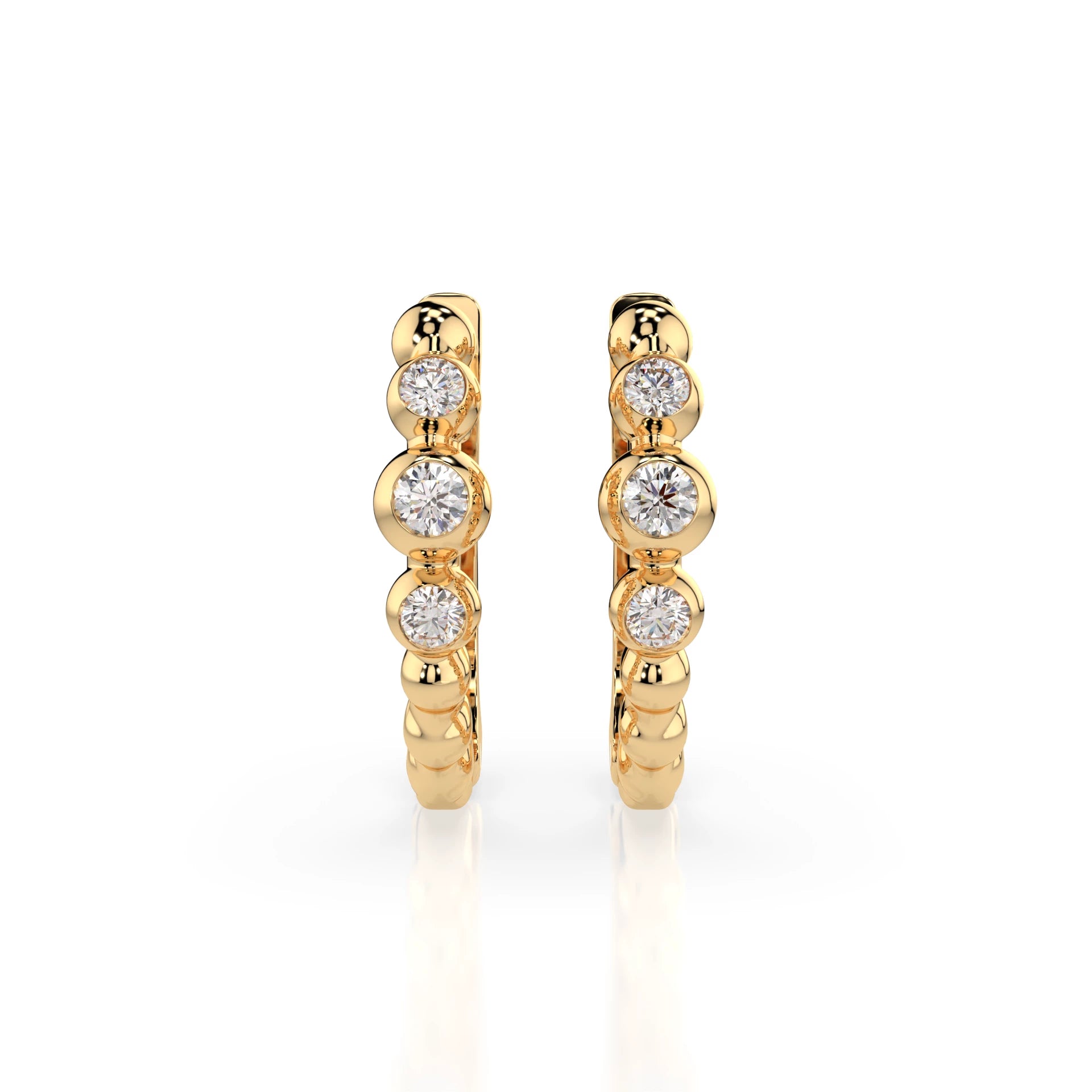 Eternity Earring (Round), 0.06 ct — 102-10019