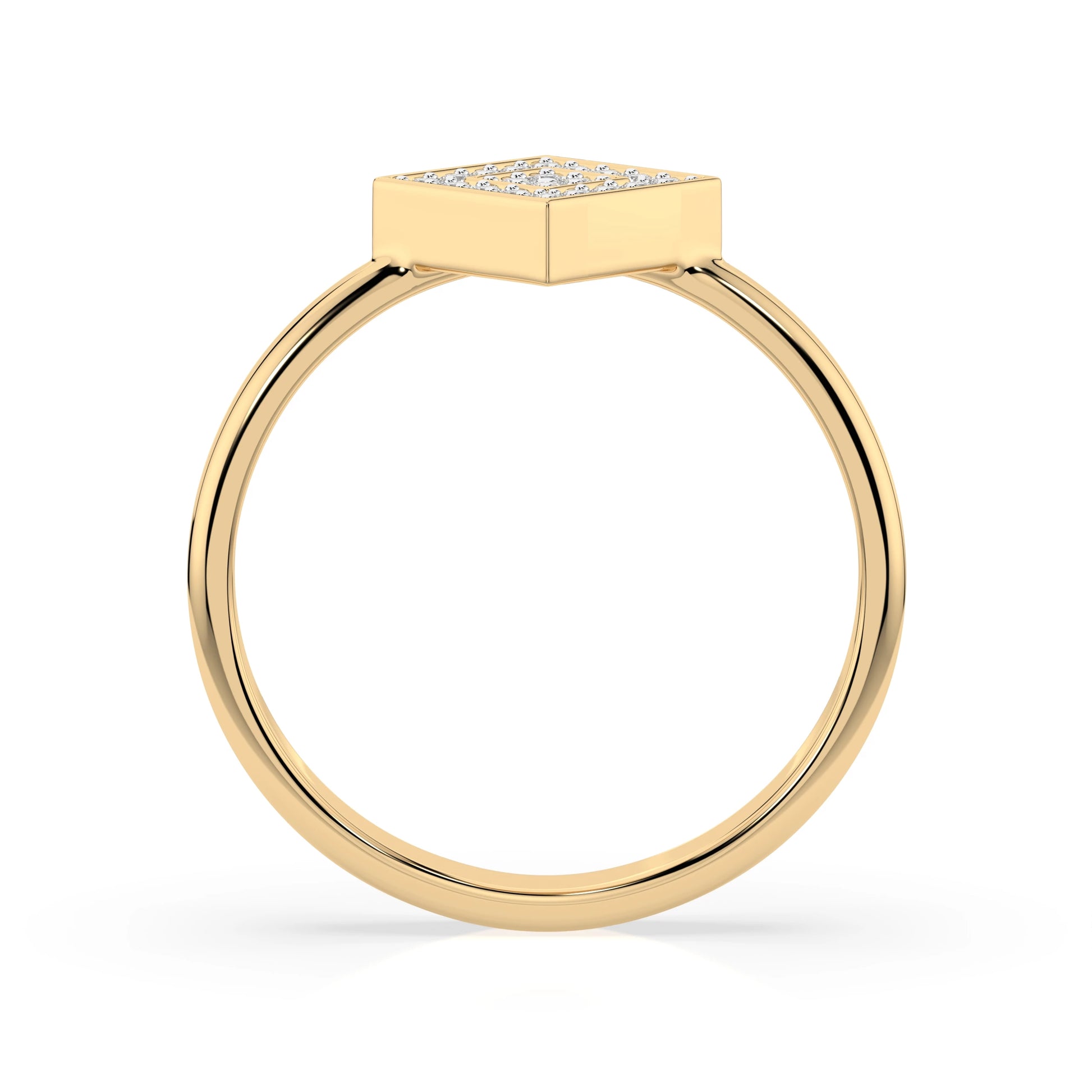 Illusion Ring (Round), 0.1 ct — 101-10074