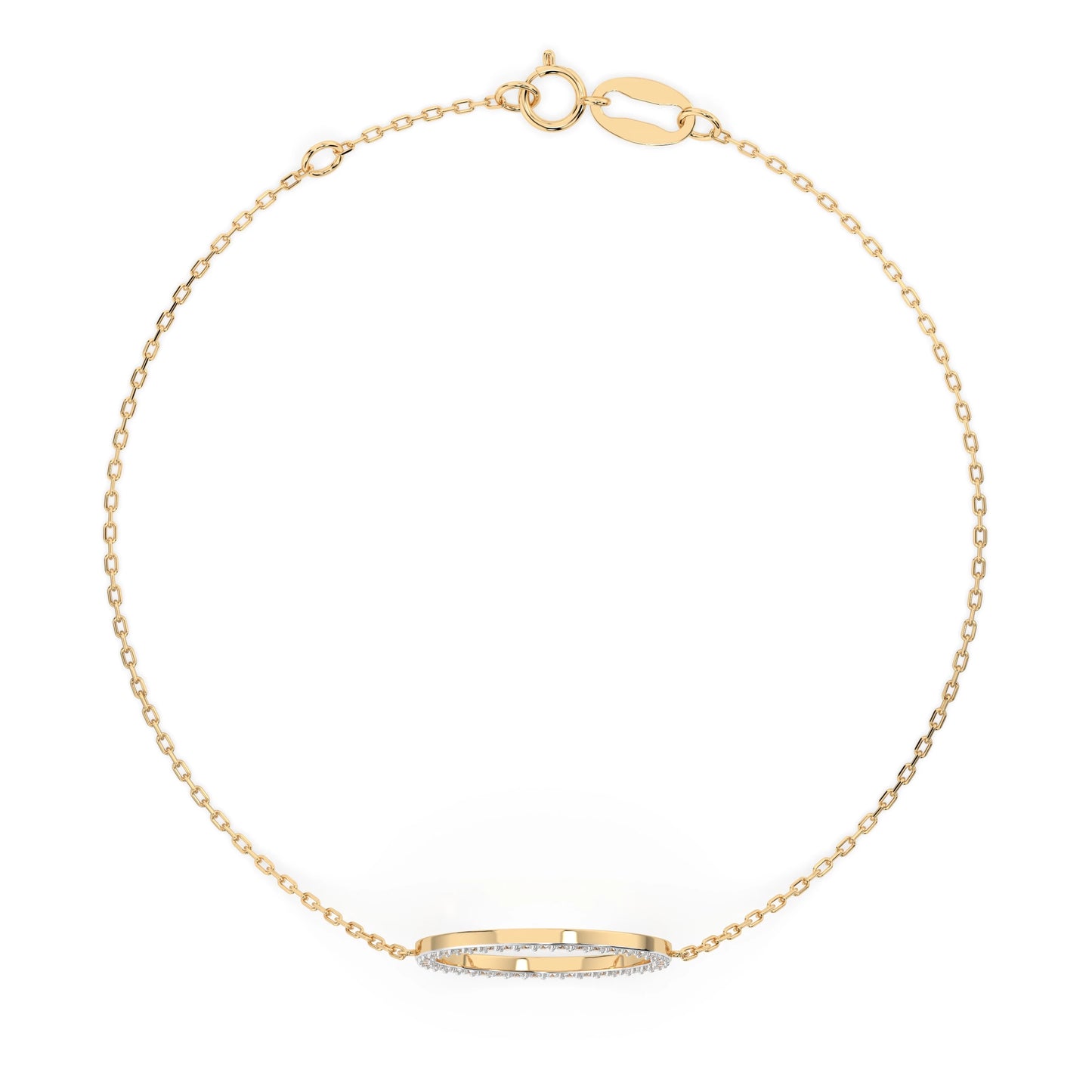 Minimalism Bracelet (Round), 0.21 ct — 105-10007