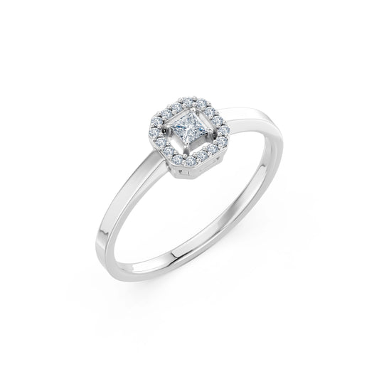 Solitaire Eternity Ring, 0.17 ct — 101-10115(3.0)PR