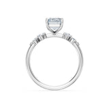 Emerald Lab Grown Diamond Classic Pave Eternity Ring 2.0ct by Qutahia Jewellery