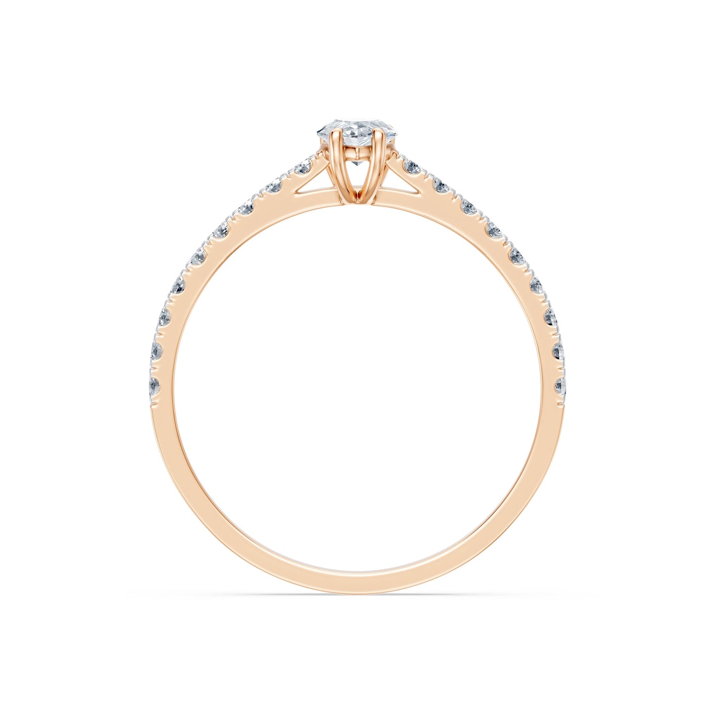 Solitaire Eternity Ring, 0.3 ct — 101-10191(0.30)PAR