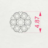 Illusion Earring (Round), 0.03 ct — 102-10015(2.0)