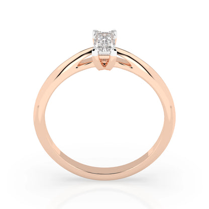 Solitaire Ring (Baguette), 0.3 ct — 101-10190(0.30)BAQ